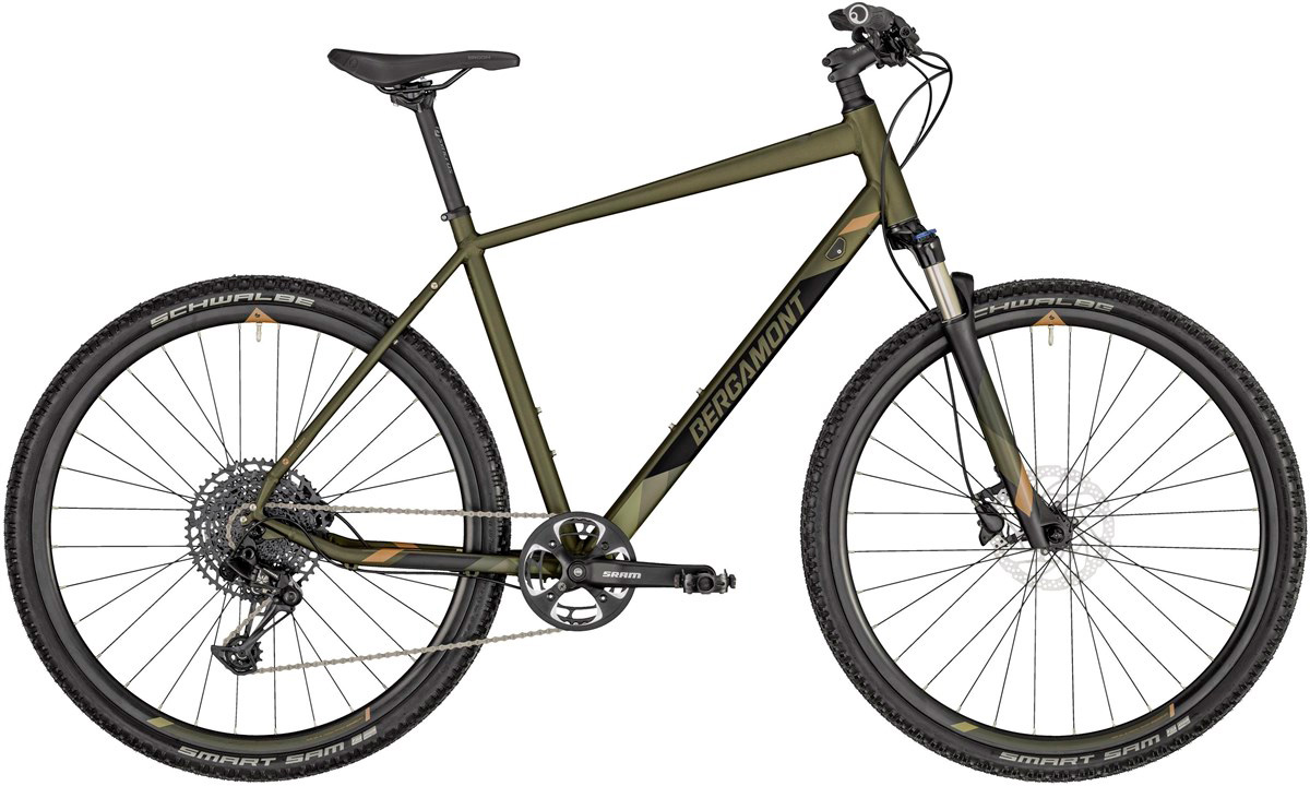 Фотографія Велосипед 28" BERGAMONT HELIX 7 (2020) 2020 Сіро-зелений